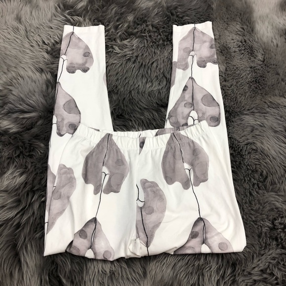 Grizas | Women's Leggings | Grey and White - Picture 2 of 2
